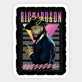 Logan Richardson Retro Style Fan Art Sticker